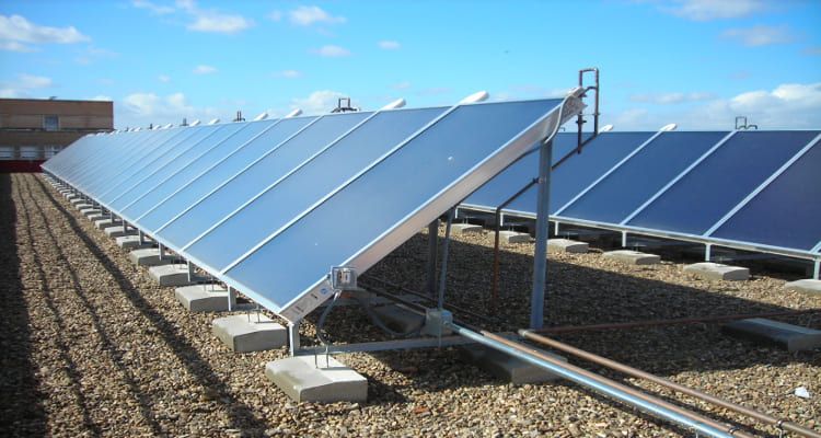 ¿Dónde se aplica la energía solar térmica?
